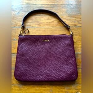 LODIS ‘Emily’ Small Red Pebbled Leather Bag